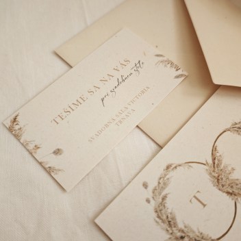 ideatree, oznámenie, svadba, svadobné oznámenie, oznámenie pampas, pampas grass, jednoduché oznámenie, nové mesto nad váhom