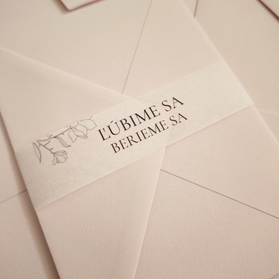 svadobné obálky, farebné obálky, pásik na obálku, doplnky k obálkam, pásiky, svadobné tlačoviny