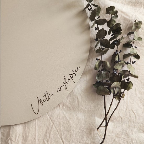 ideatree, podnos na tortu, podnosy na torty, podnos s logom, podnos na tortu s textom, nové mesto nad váhom